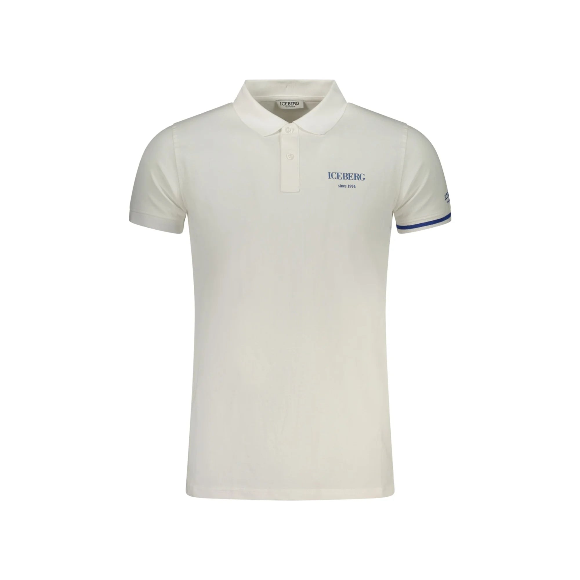 ICEBERG POLO MANICHE CORTE UOMO BIANCO