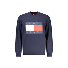Tommy Hilfiger Long Sleeve Sweatshirt Men Blue Logo Print