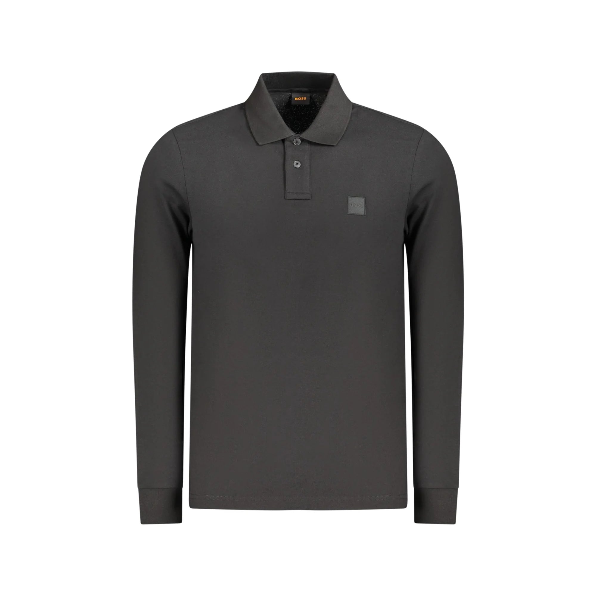 BOSS POLO MANICHE LUNGHE UOMO NERO