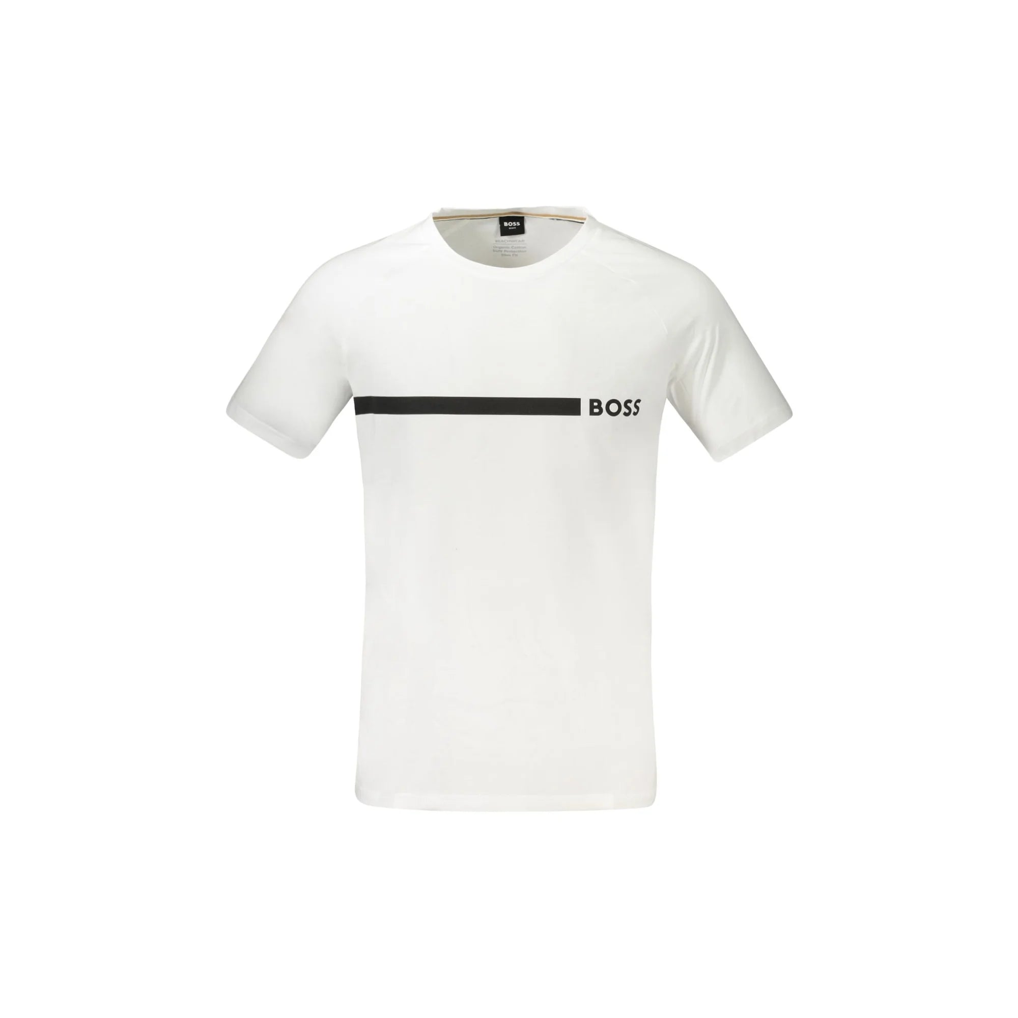 HUGO BOSS T-SHIRT MANICHE CORTE UOMO BIANCO