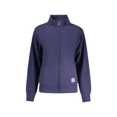 Laura Biagiotti Felpa Maniche Lunghe Donna Blu Zip