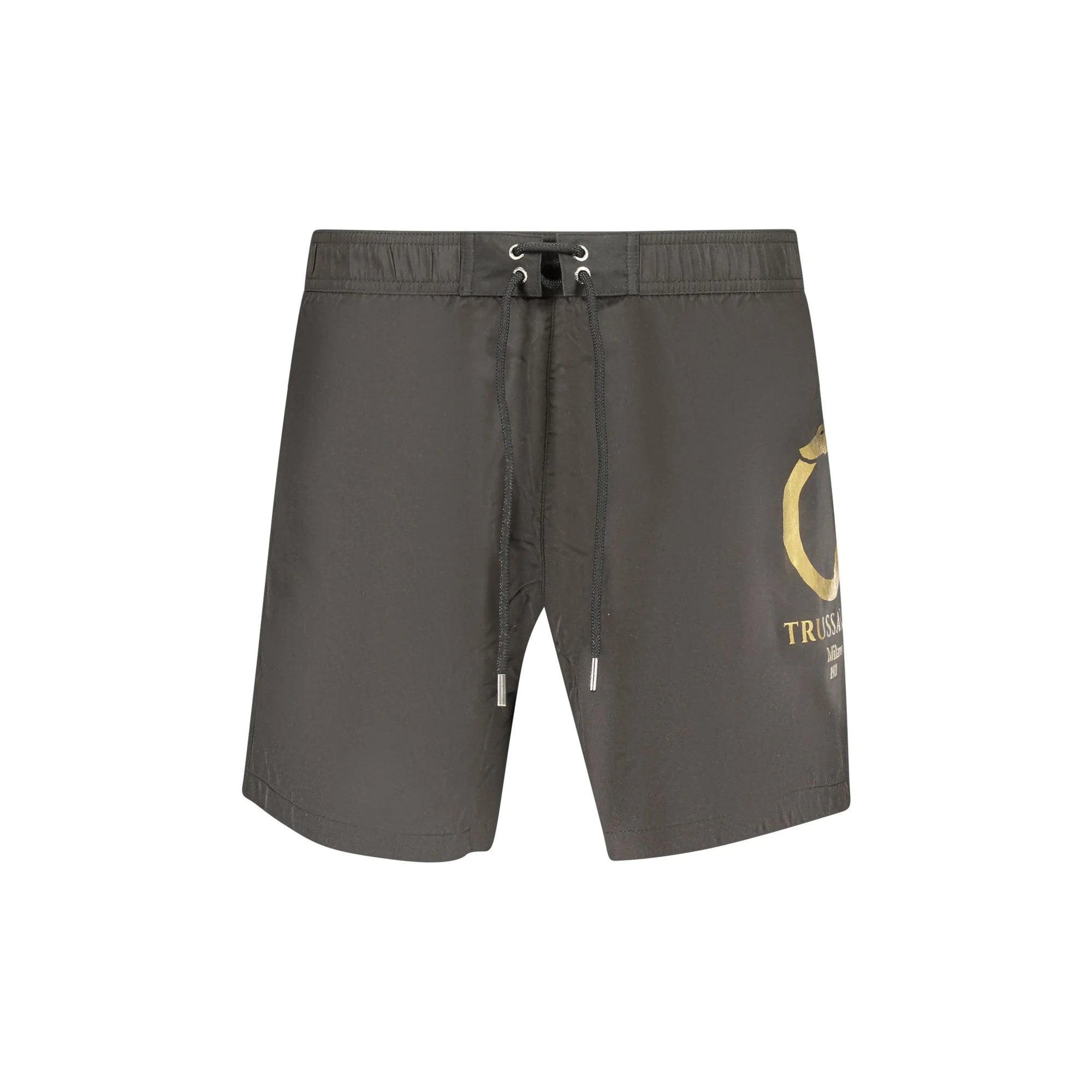 Trussardi Costume Mare Uomo Nero Stampa Logo - foto prodotto