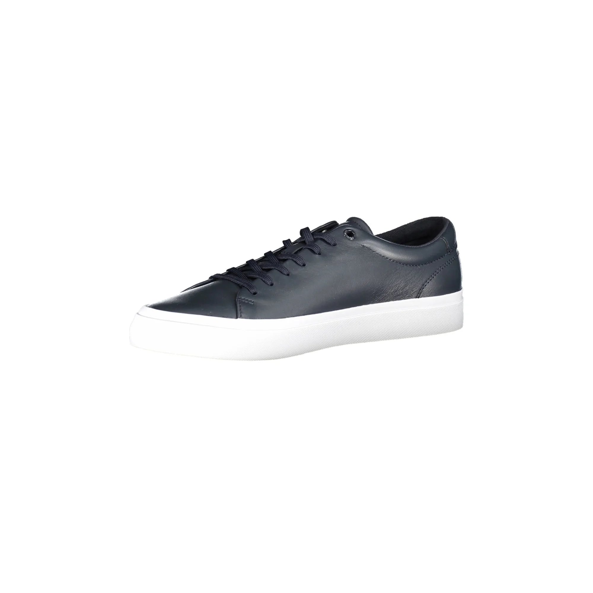 TOMMY HILFIGER Scarpe Sneakers Uomo Blu con Lacci e Logo - vista 3