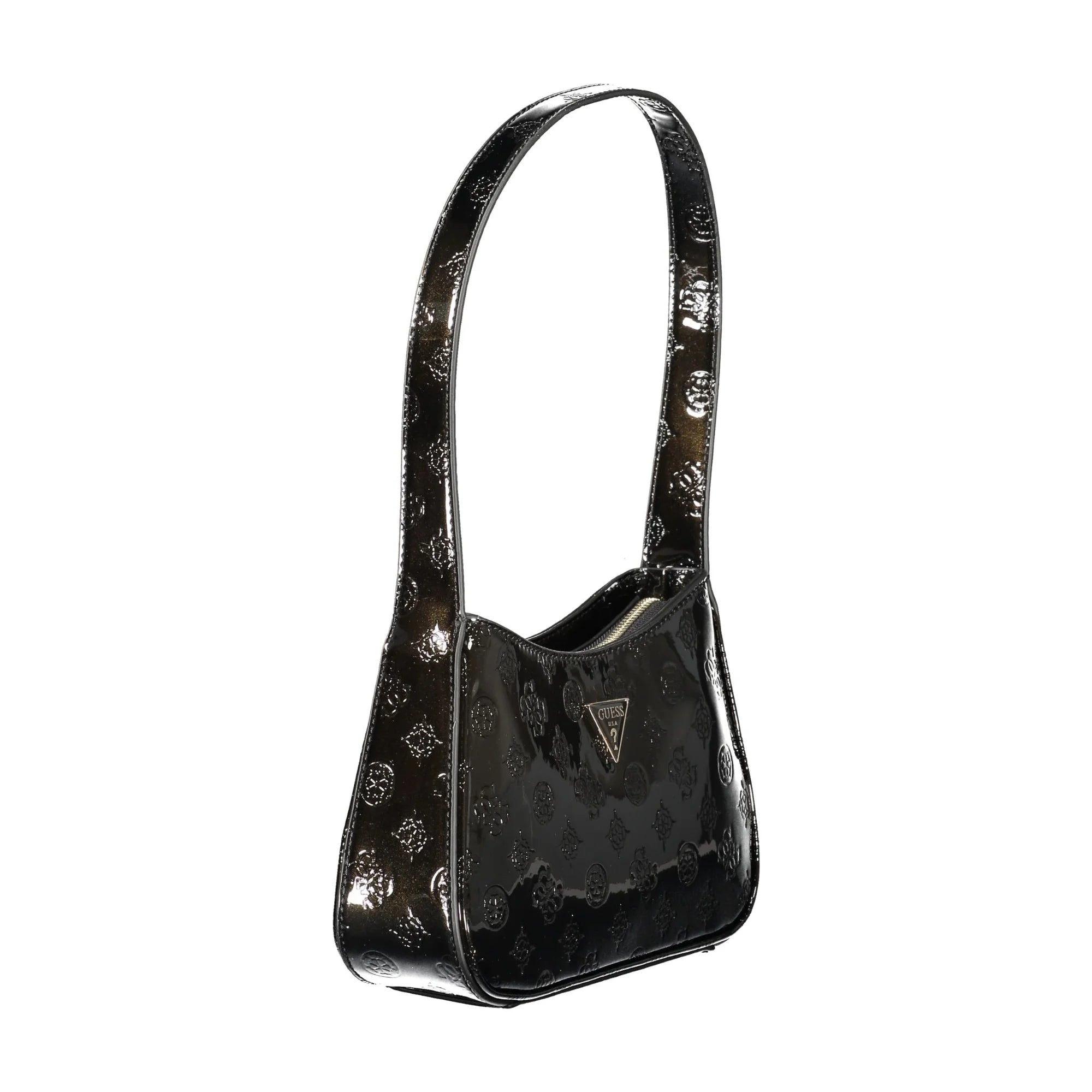 Guess Jeans Borsa a Spalla Donna Nera Logo Borse nero - vista 3