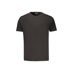 Rifle T-Shirt Maniche Corte Uomo Nera Ricamo Logo