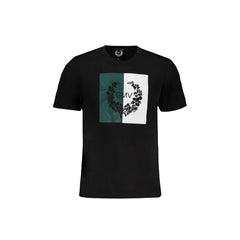 Gian Marco Venturi T-Shirt Manches Courtes Homme Noire Imprimé