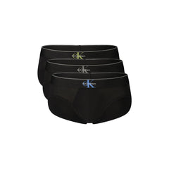 Calvin Klein slip męskie czarne z nadrukiem