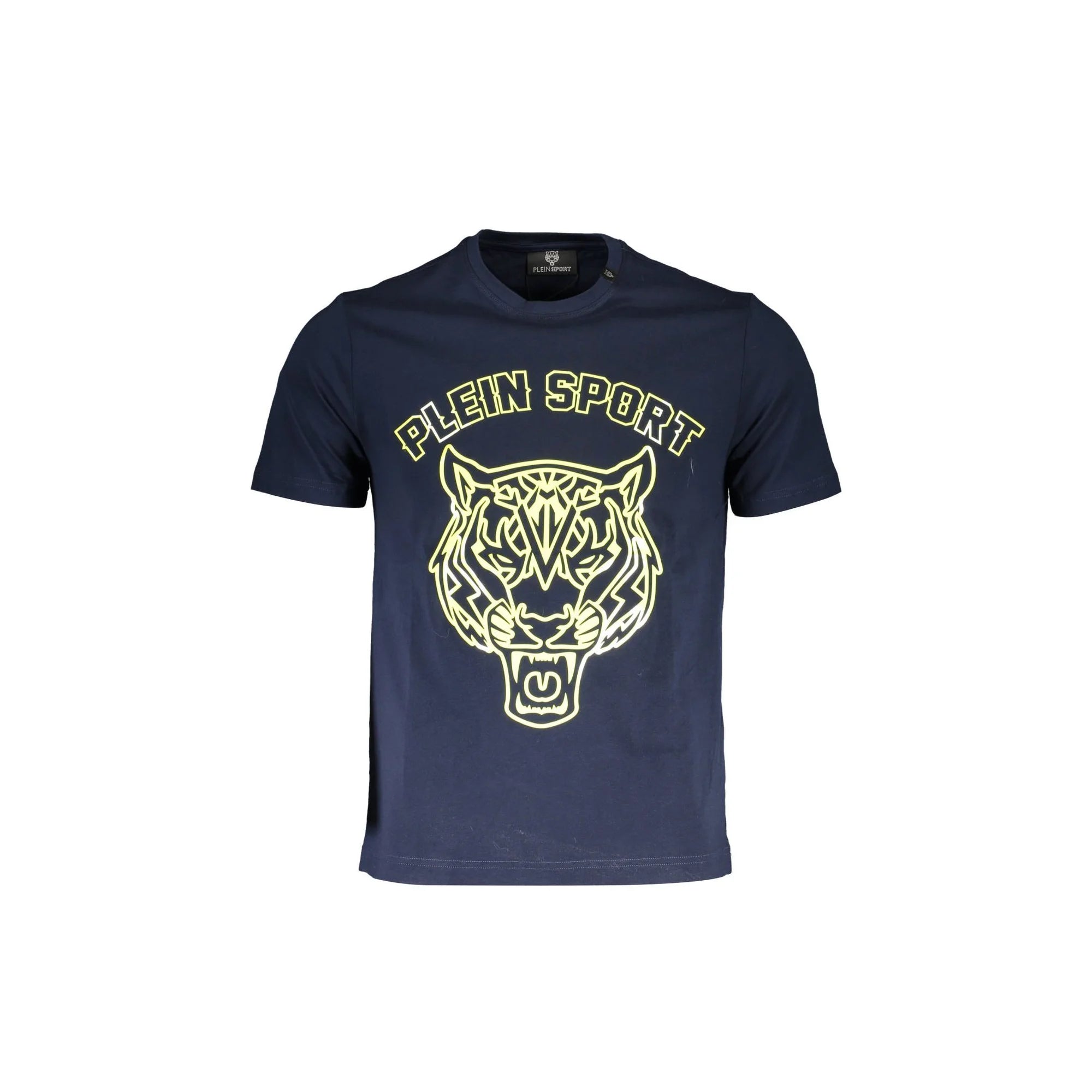 Plein Sport T-Shirt Maniche Corte Uomo Blu Stampa Logo - foto prodotto
