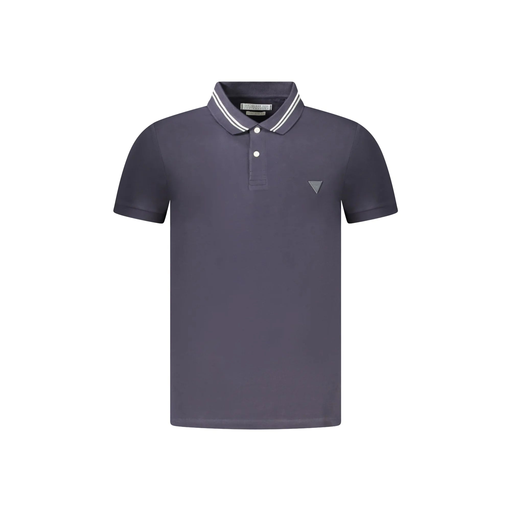 Guess Jeans Polo Maniche Corte Uomo Blu Logo - foto prodotto