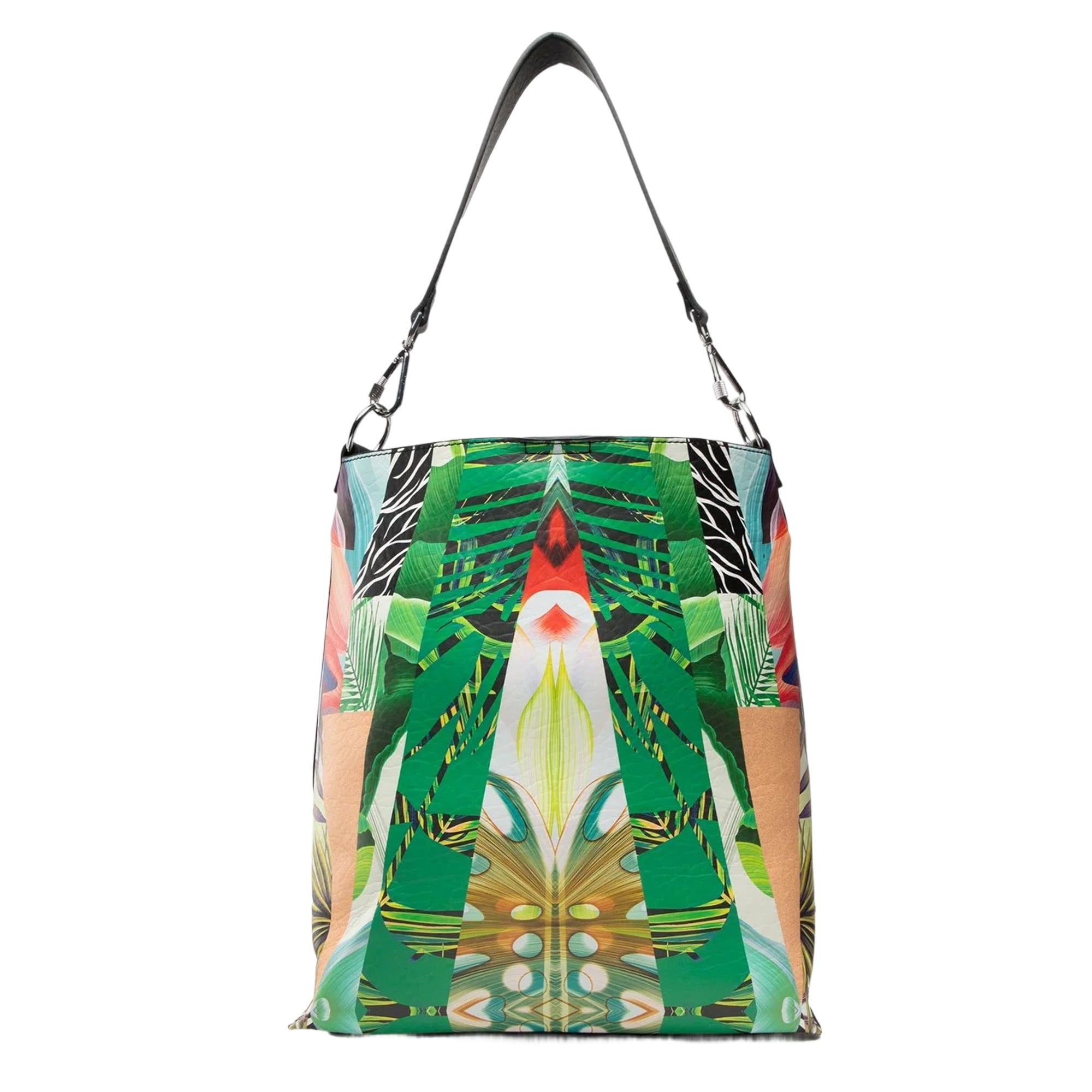 Borsa Donna a Spalla Desigual Multicolore con Tracolla e Pochette