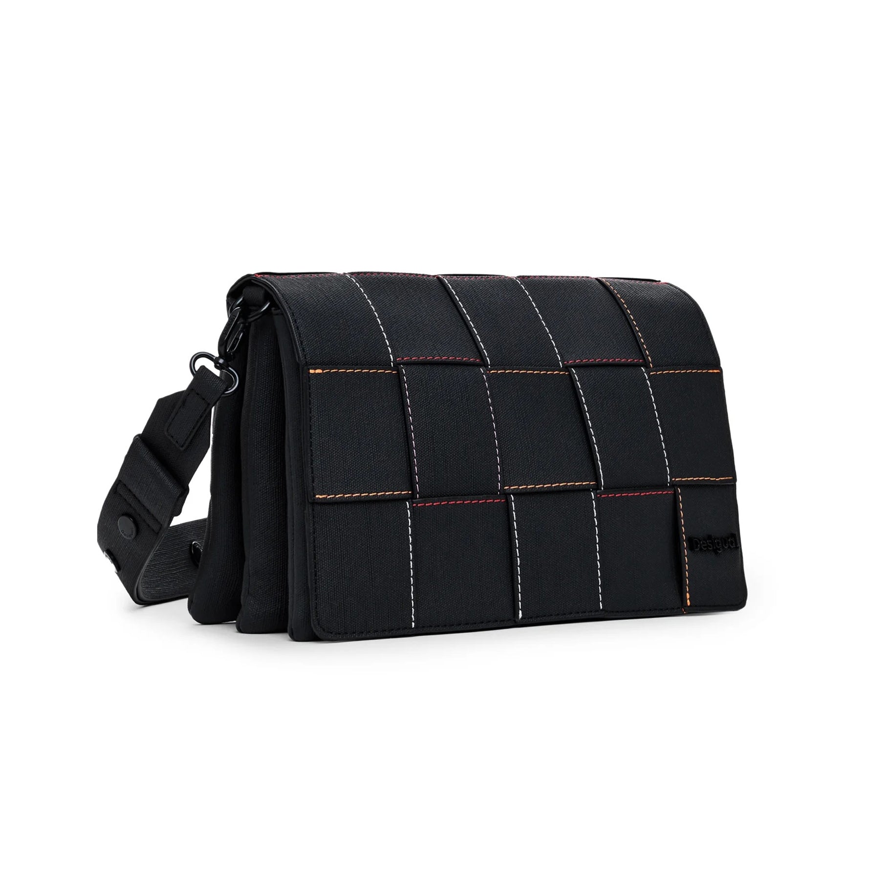 Borsa Donna a Tracolla Desigual Yoko Dortmund Flap Nera