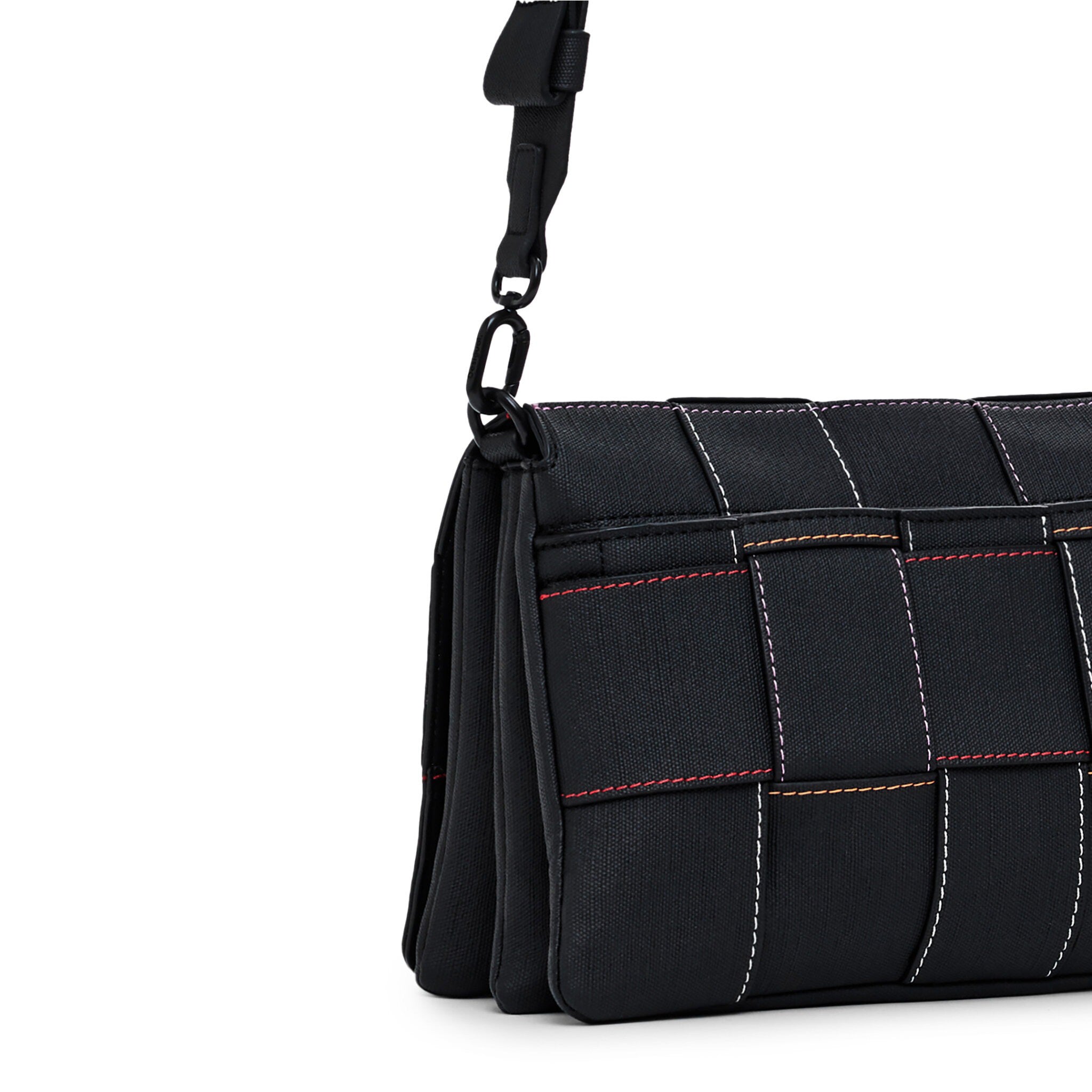 Borsa Donna a Tracolla Desigual Yoko Dortmund Flap Nera