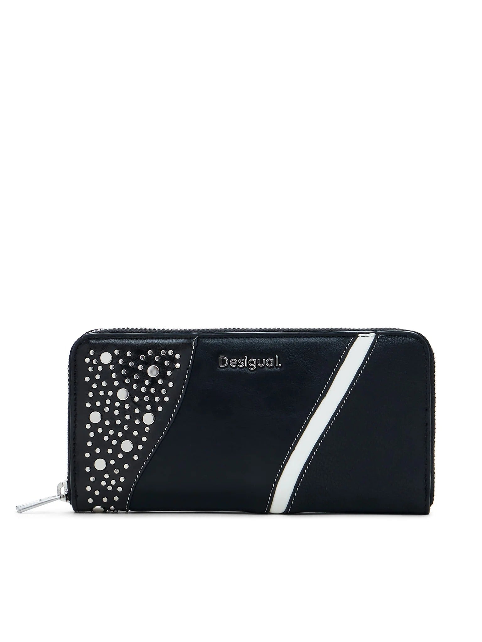 Portafoglio Donna Grande Desigual Nero in Similpelle 25SAYP24