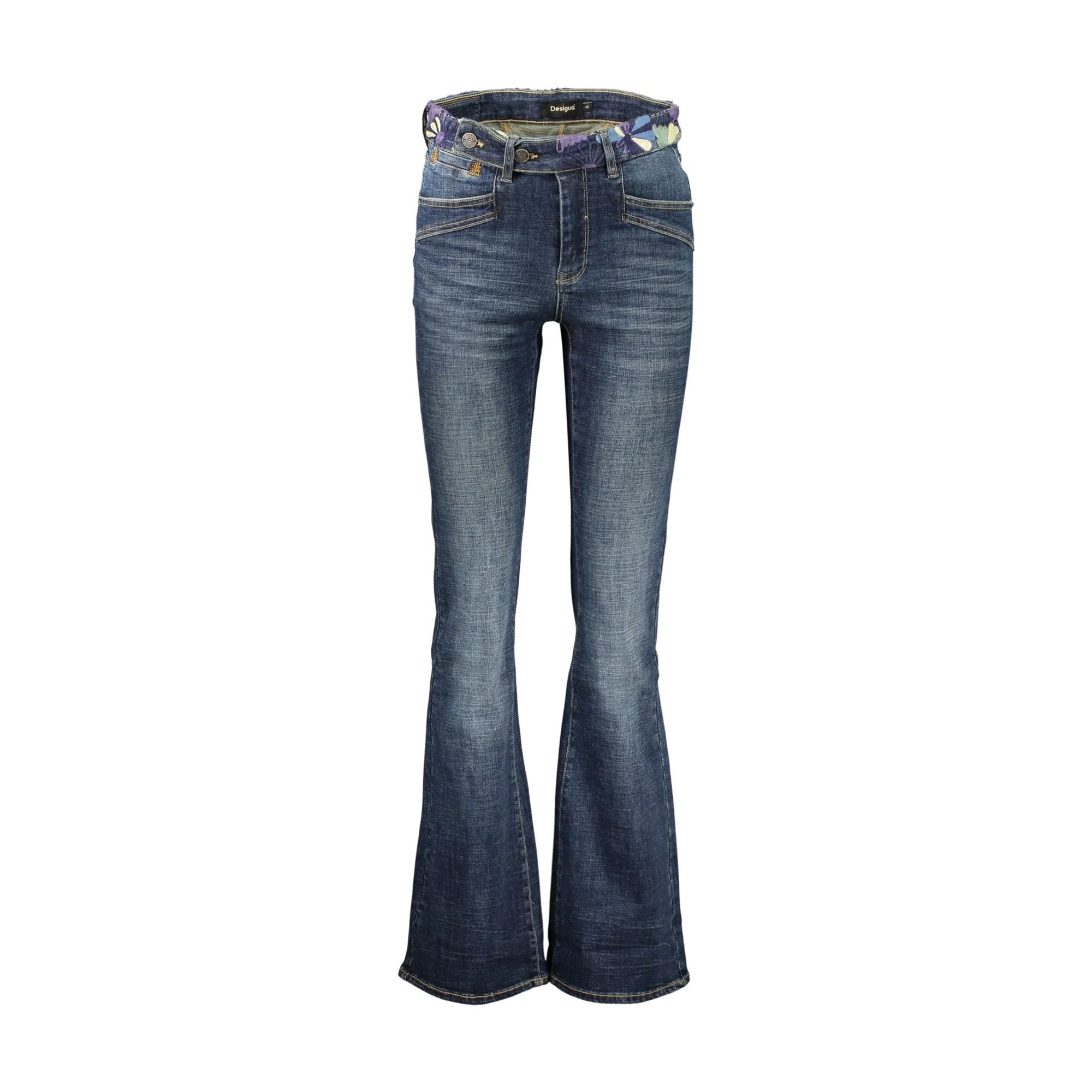 DESIGUAL JEANS DENIM DONNA BLU