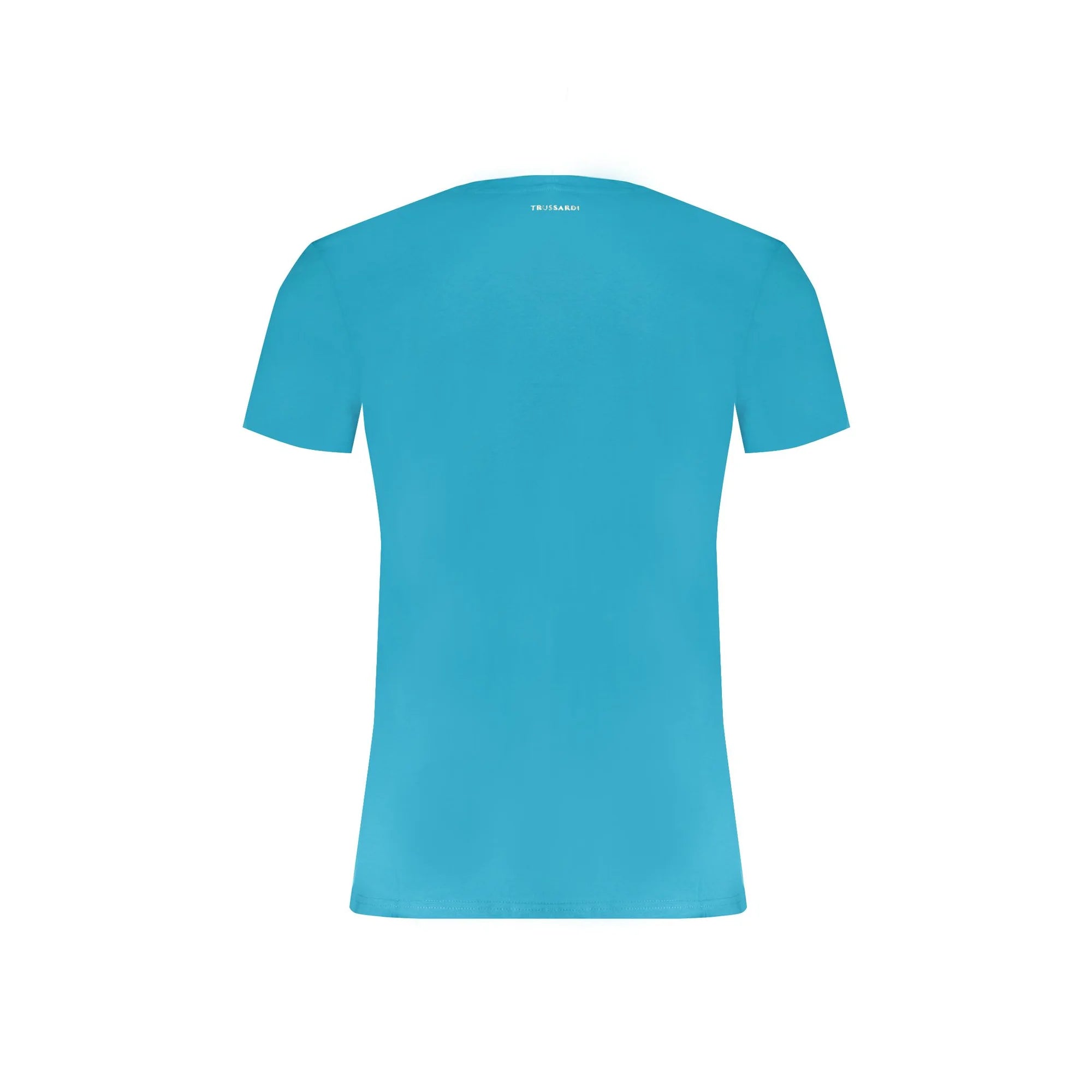 TRUSSARDI T-SHIRT MANICHE CORTE UOMO AZZURRO