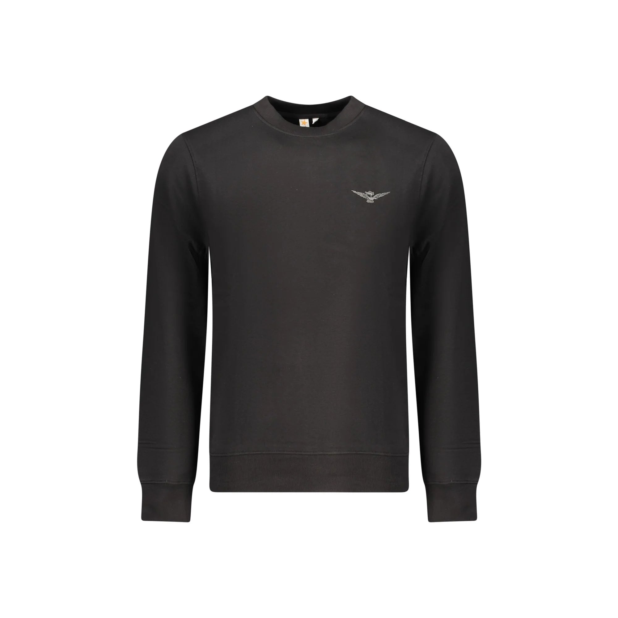 ACCADEMIA MILITARE FELPA SENZA ZIP UOMO NERO