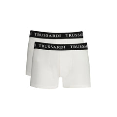 Trussardi Σορτς Άνδρας Λευκός Εκτύπωση Λογότυπο