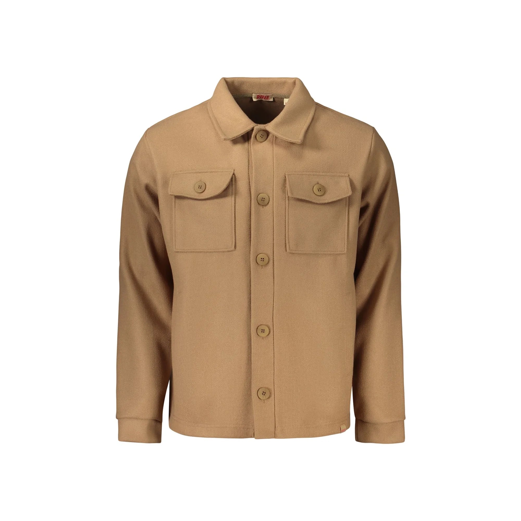 RIFLE CAMICIA MANICHE LUNGHE UOMO MARRONE