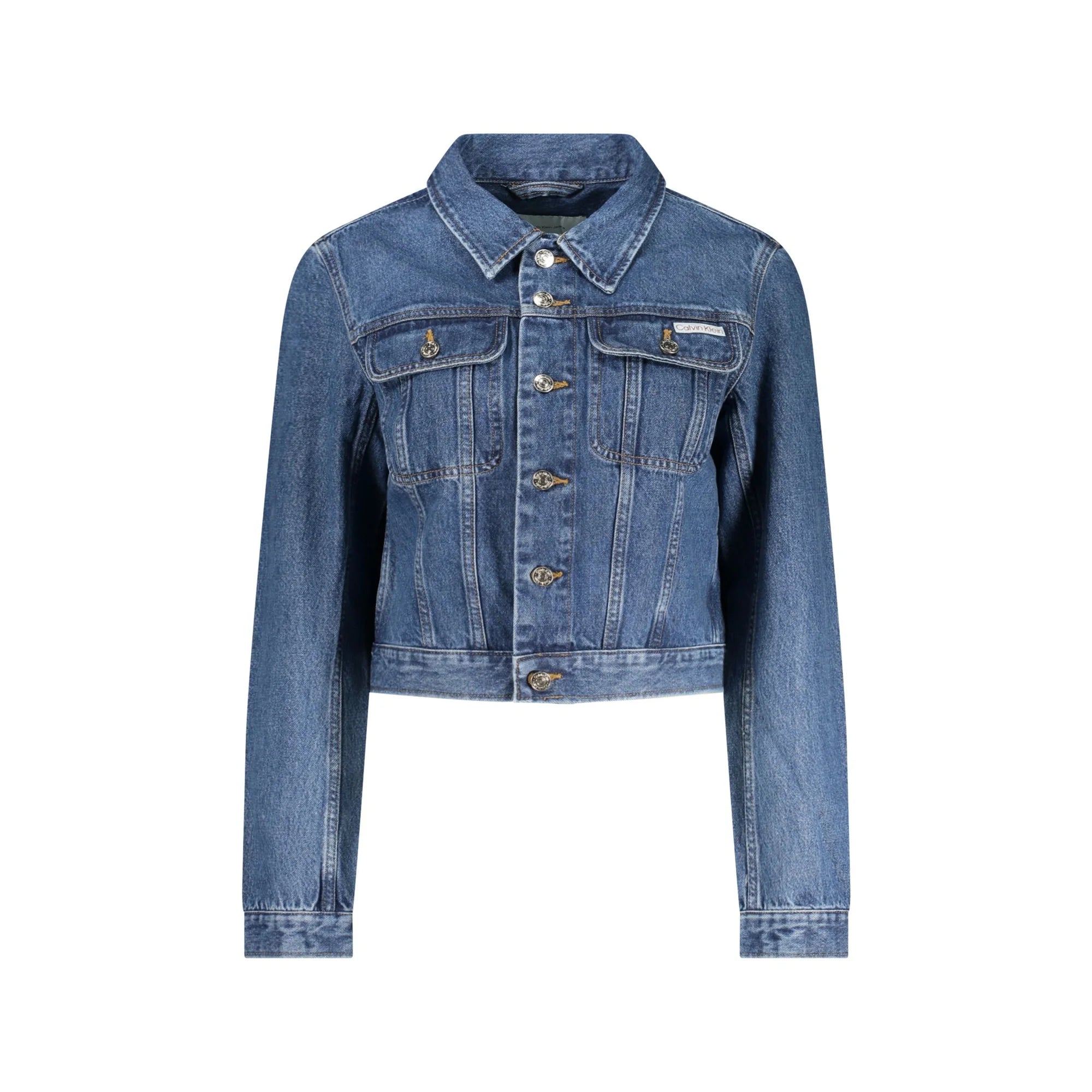 CALVIN KLEIN GIUBBOTTO IN JEANS DONNA BLU