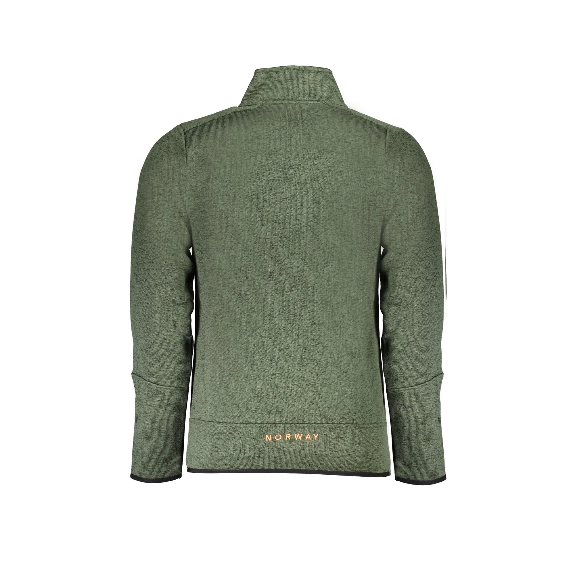 NORWAY 1963 FELPA CON ZIP UOMO VERDE