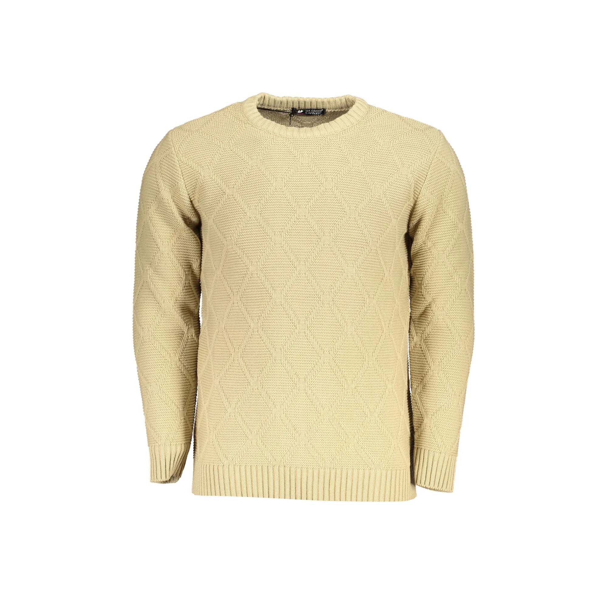 U.S. GRAND POLO MAGLIONE UOMO BEIGE