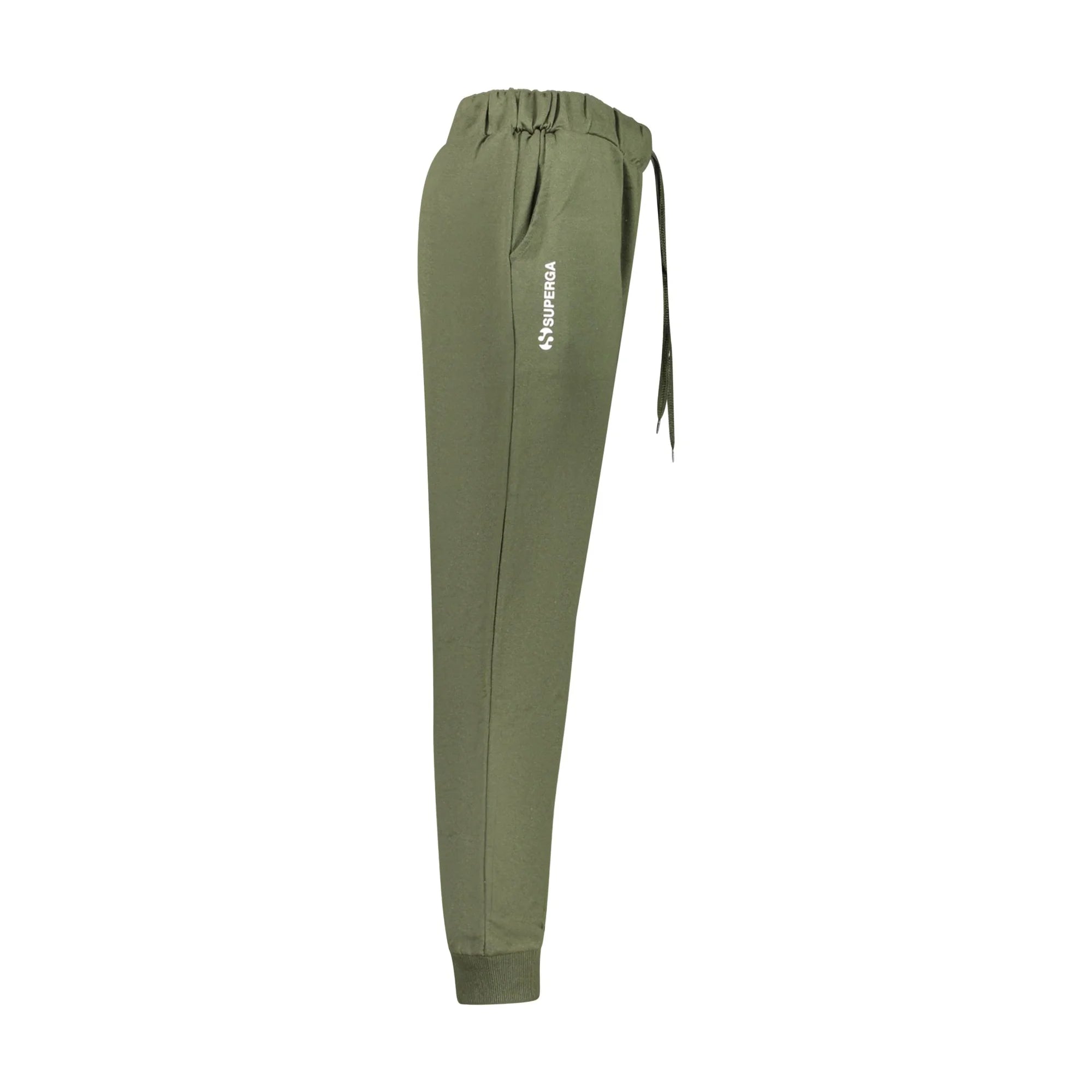 SUPERGA PANTALONE TUTA LUNGO UOMO VERDE