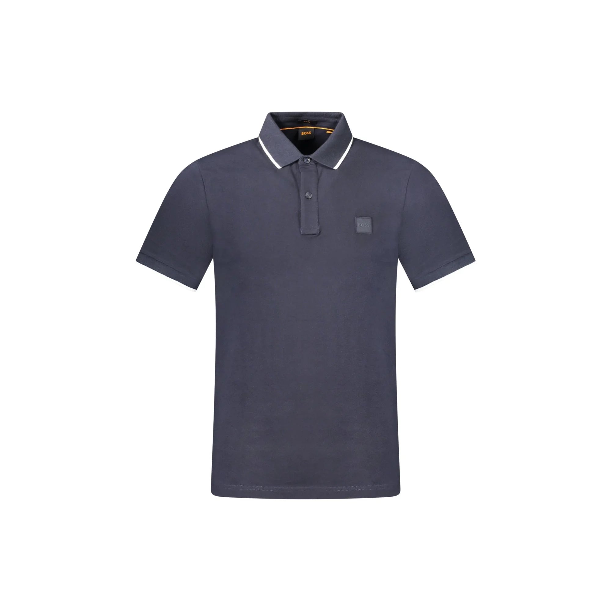 HUGO BOSS POLO MANICHE CORTE UOMO BLU