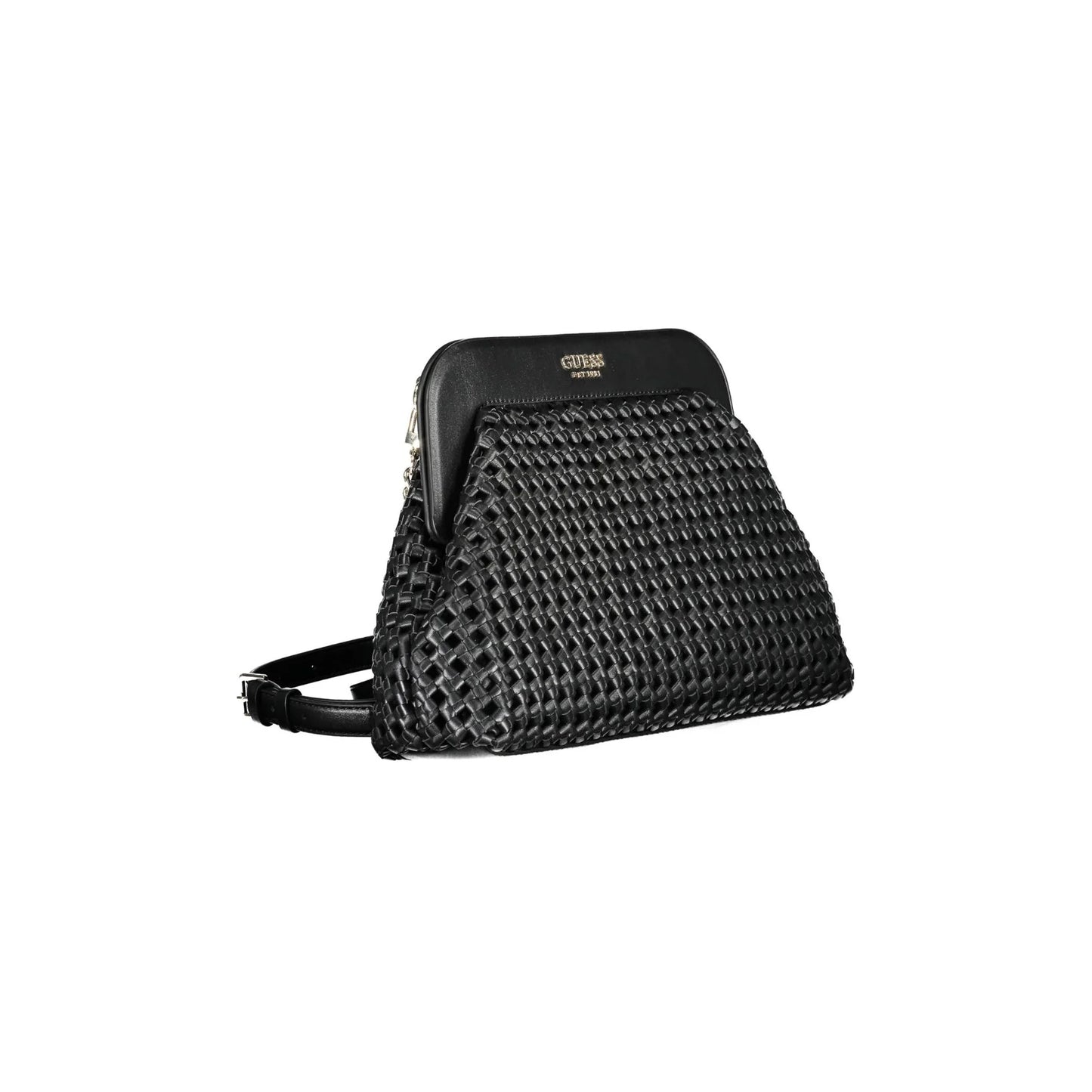 Guess Jeans Borsa a Tracolla Donna Nera Logo Borse nero - vista 2