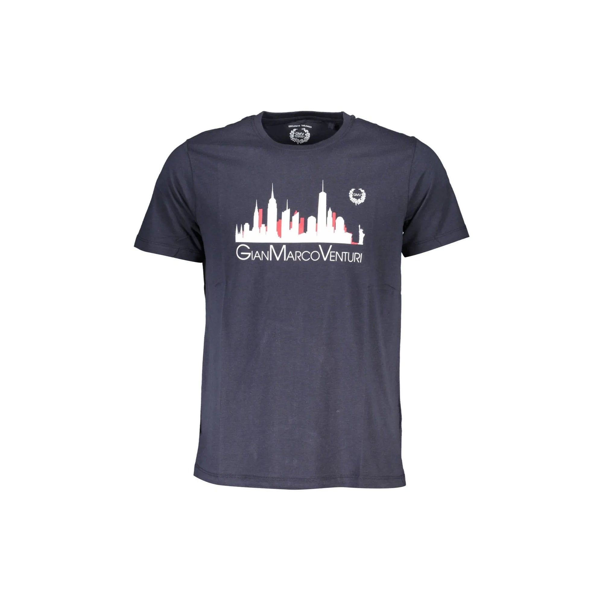 GIAN MARCO VENTURI T-SHIRT MANICHE CORTE UOMO BLU