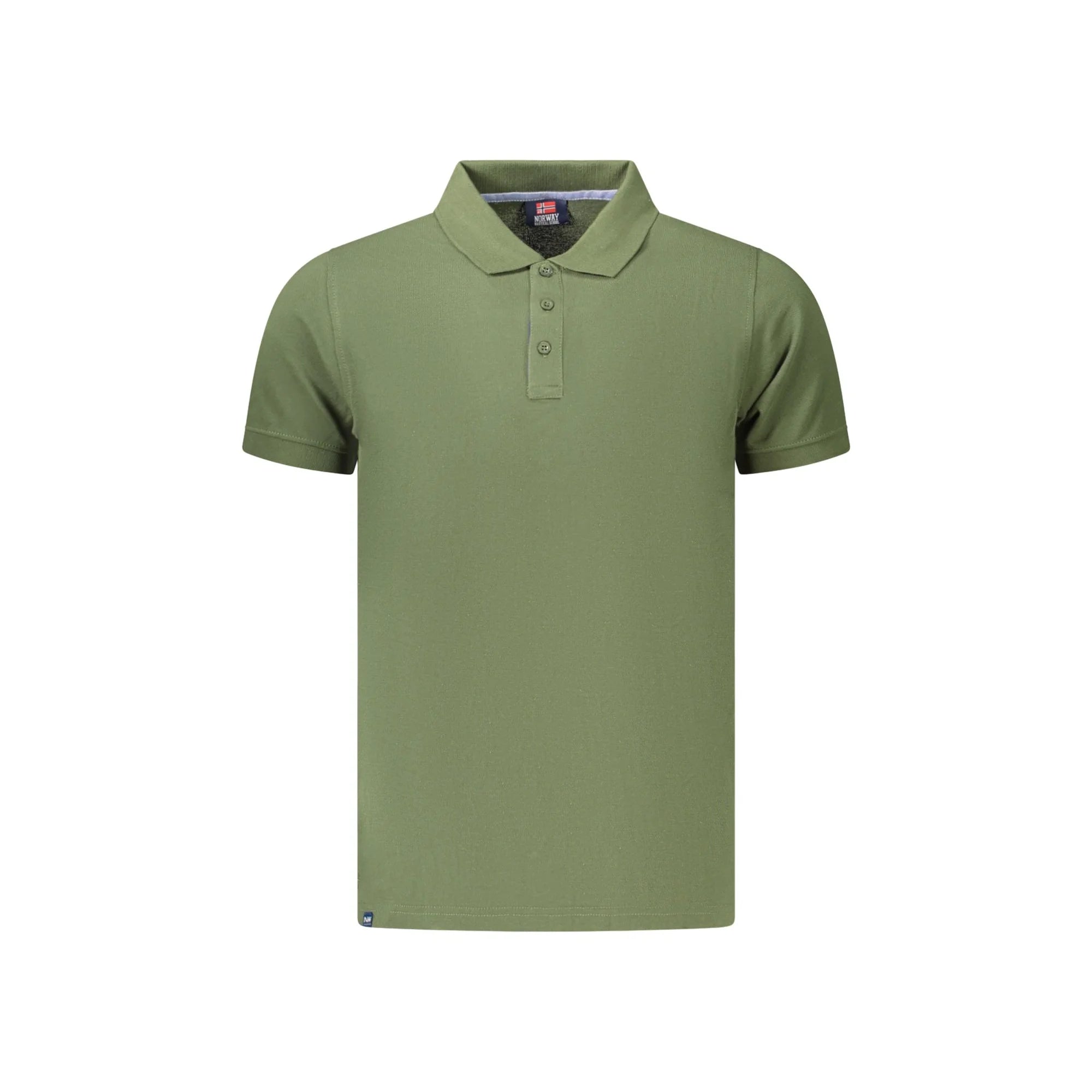 NORWAY 1963 POLO MANICHE CORTE UOMO VERDE
