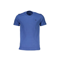Harmont & Blaine T-Shirt Maniche Corte Uomo Blu Ricamo