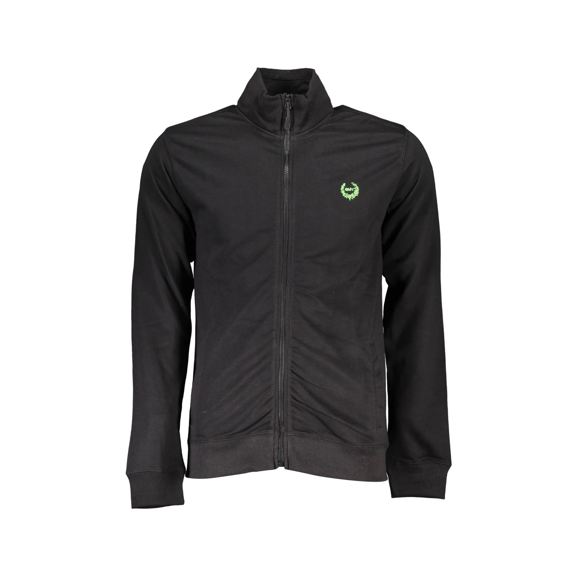 GIAN MARCO VENTURI FELPA CON ZIP UOMO NERO