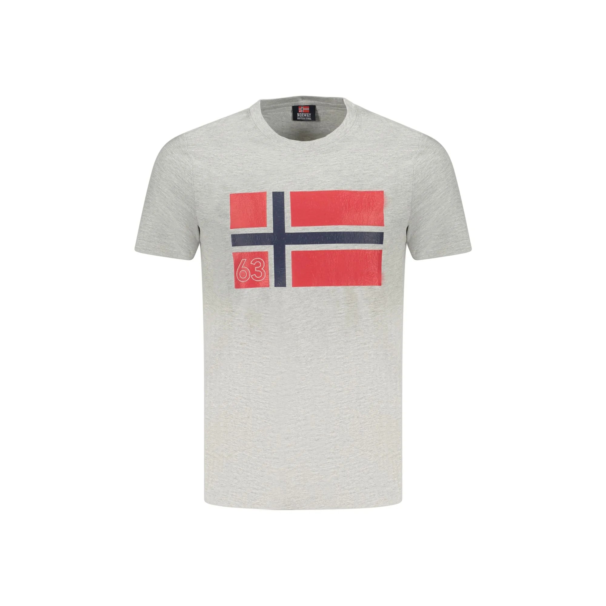 NORWAY 1963 T-SHIRT MANICHE CORTE UOMO GRIGIO