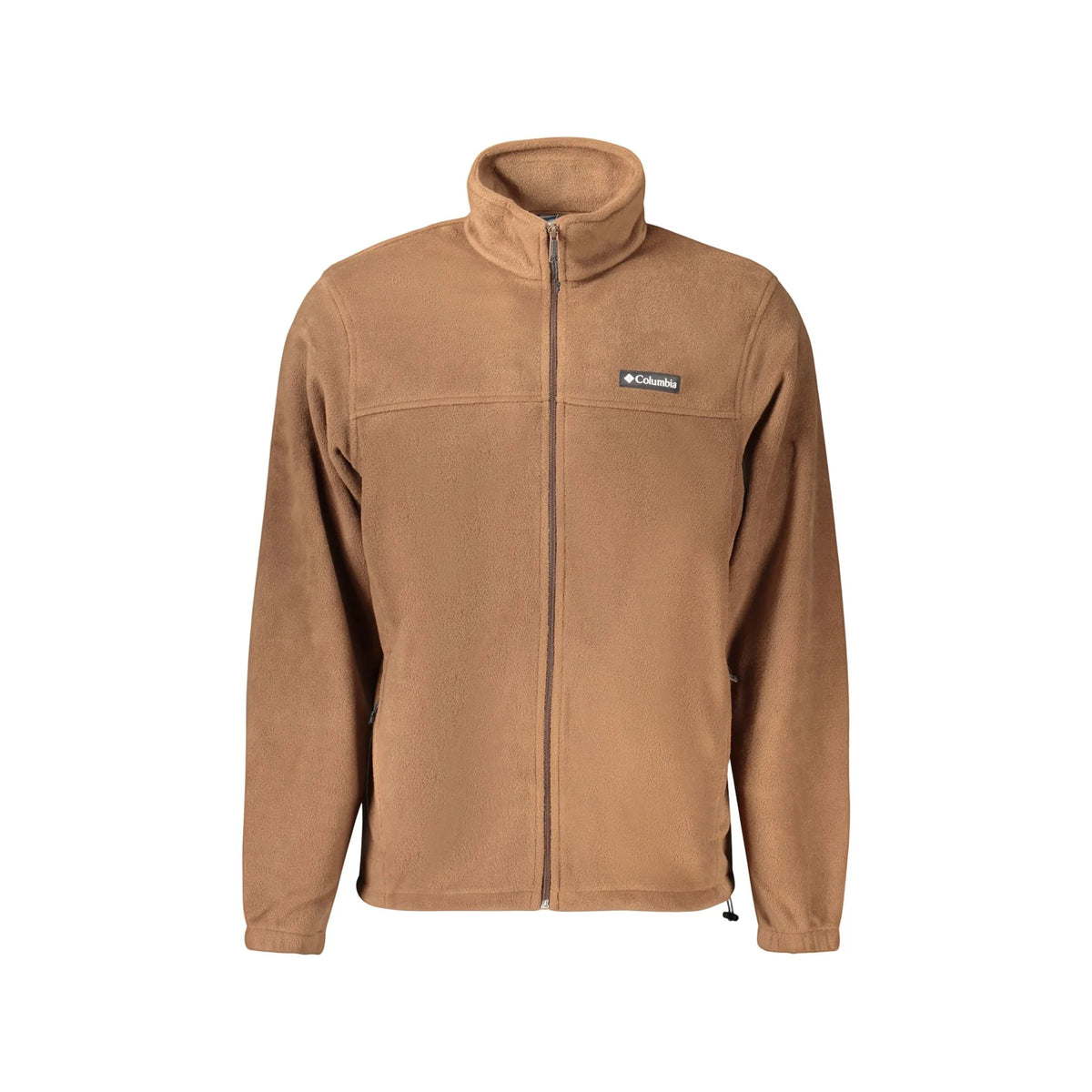 COLUMBIA FELPA CON ZIP UOMO MARRONE