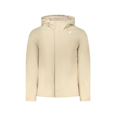 K-Way Giubbotto Maniche Lunghe Uomo Beige Logo