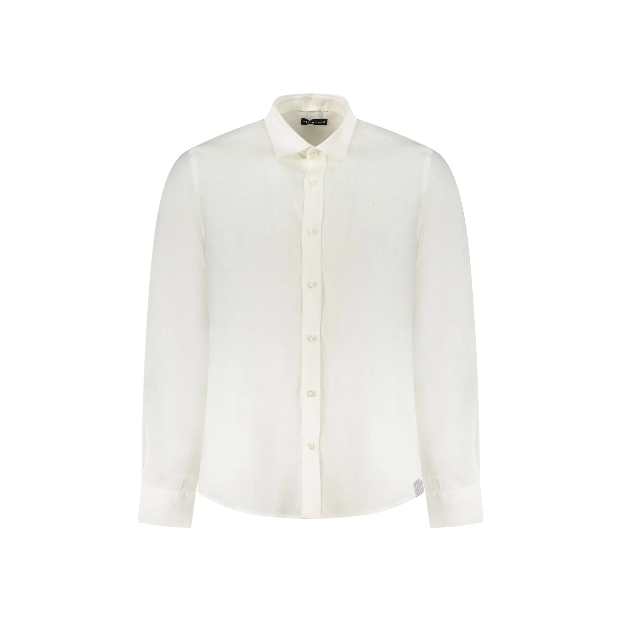 North Sails Camicia Maniche Lunghe Uomo Bianca Ricamo Camicie Bianco - foto prodotto
