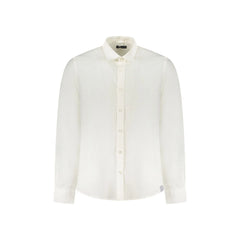 North Sails Camicia Maniche Lunghe Uomo Bianca Ricamo
