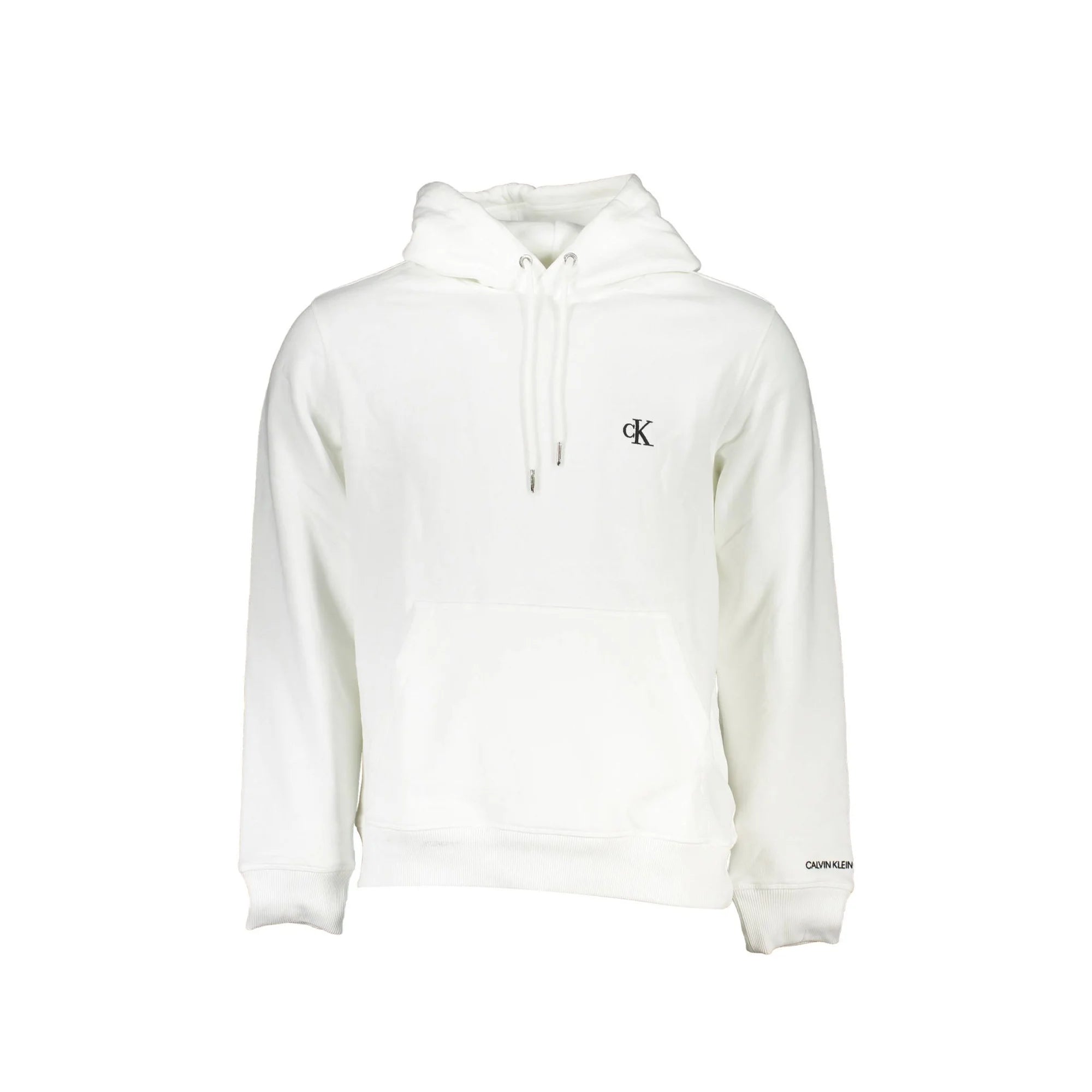 CALVIN KLEIN FELPA SENZA ZIP UOMO BIANCO