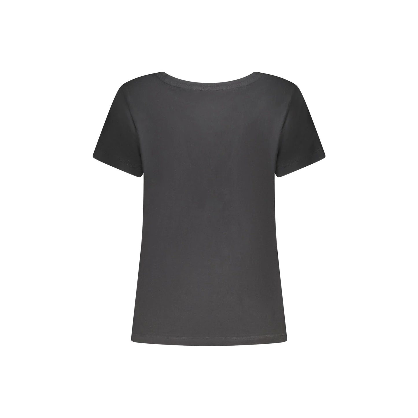 Freddy T-Shirt Maniche Corte Donna Nera Applicazione Strass nero - vista 2