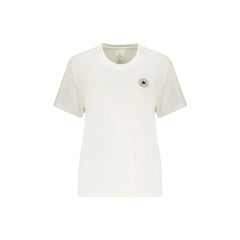 Converse T-Shirt Maniche Corte Donna Bianca Logo
