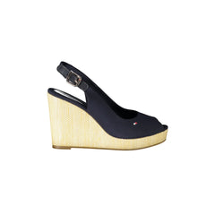 Tommy Hilfiger Sandali Donna Blu Ricamo