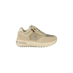 Laura Biagiotti Sneakers Donna beige Zip Laterale Logo