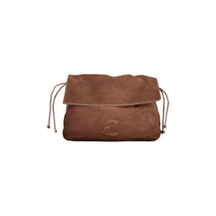 Coccinelle Borsa a Tracolla Pelle Donna Marrone Logo