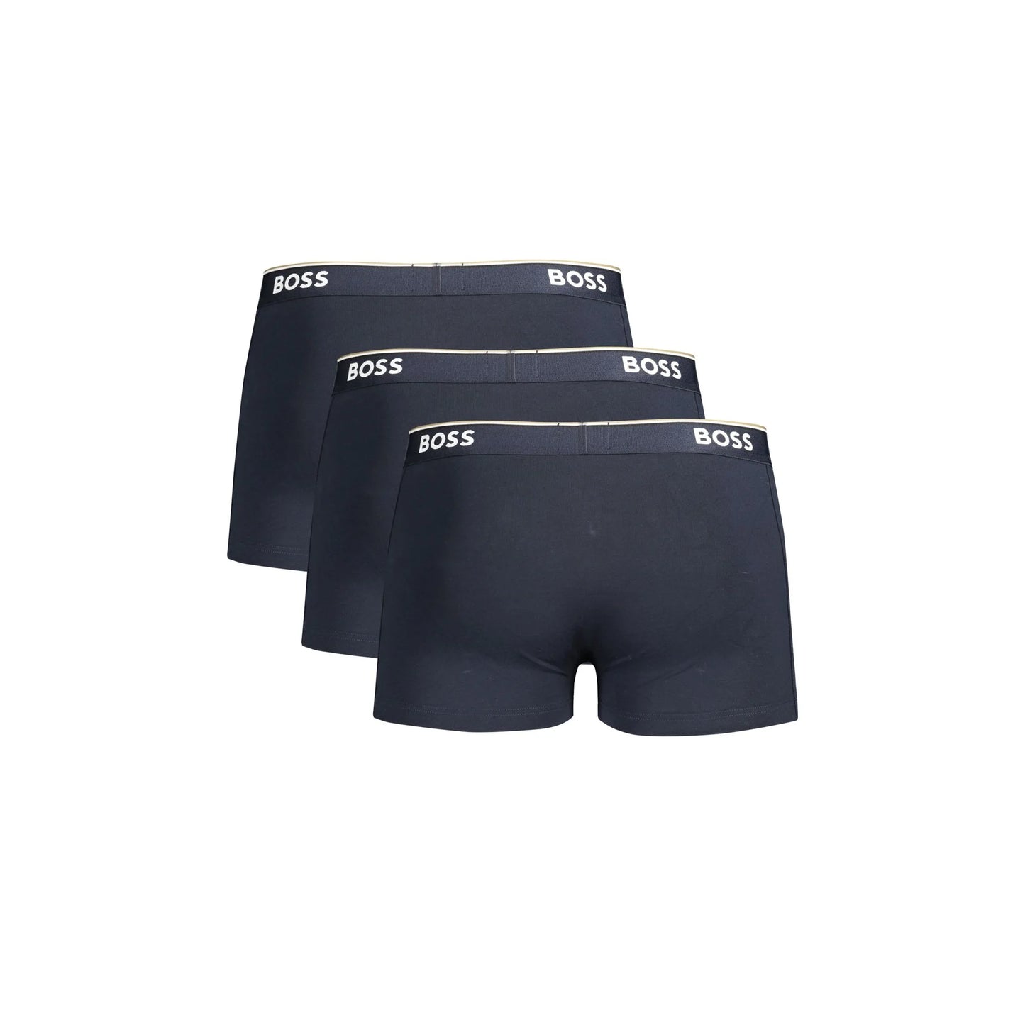 Boss Boxer Uomo Blu Stampa Logo Intimo - vista 2