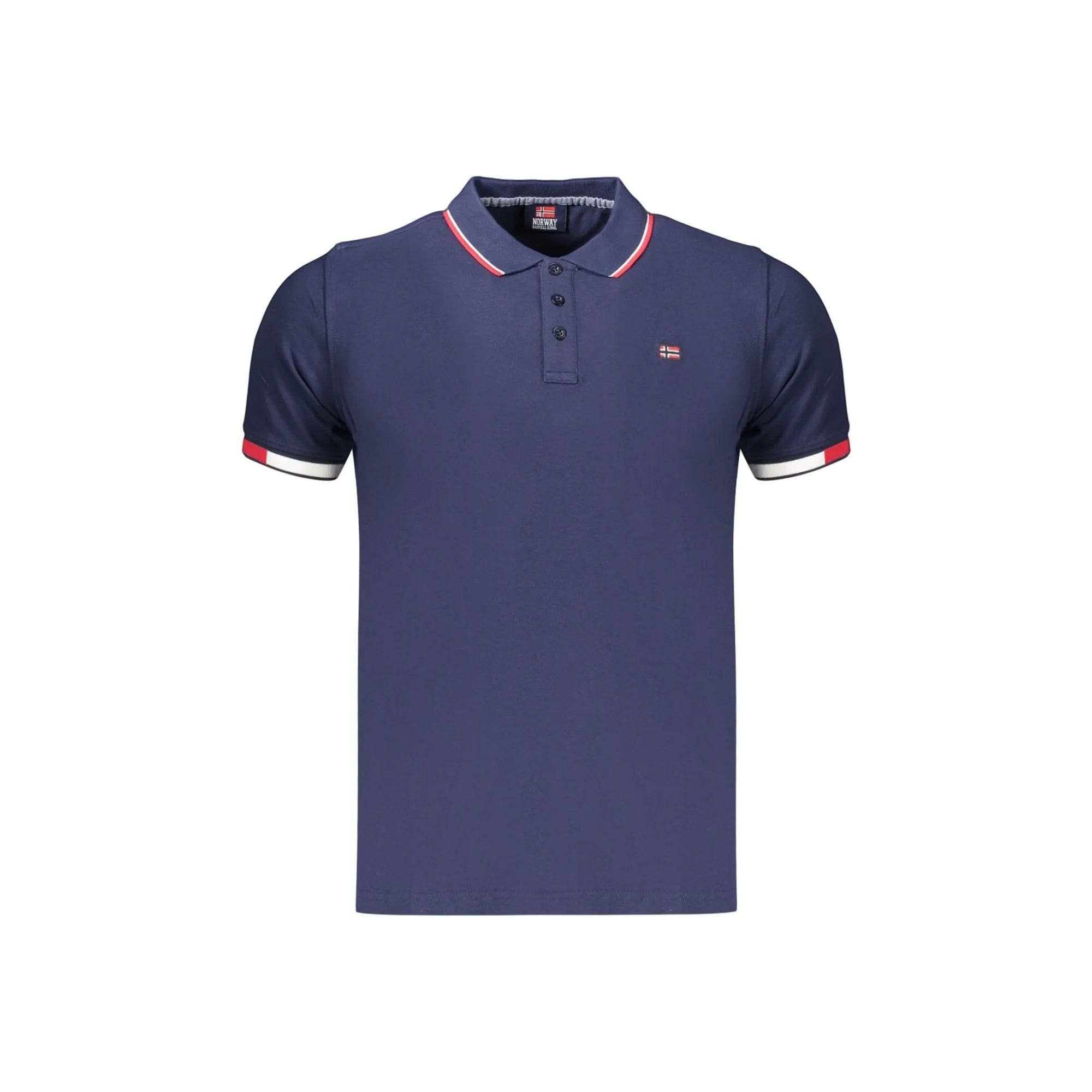NORWAY 1963 POLO MANICHE CORTE UOMO BLU