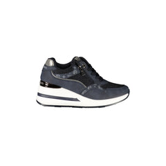 Laura Biagiotti Sneakers Donna Blu Zip Laterale Logo