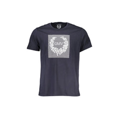 Gian Marco Venturi T-Shirt Manches Courtes Homme Bleu Imprimé