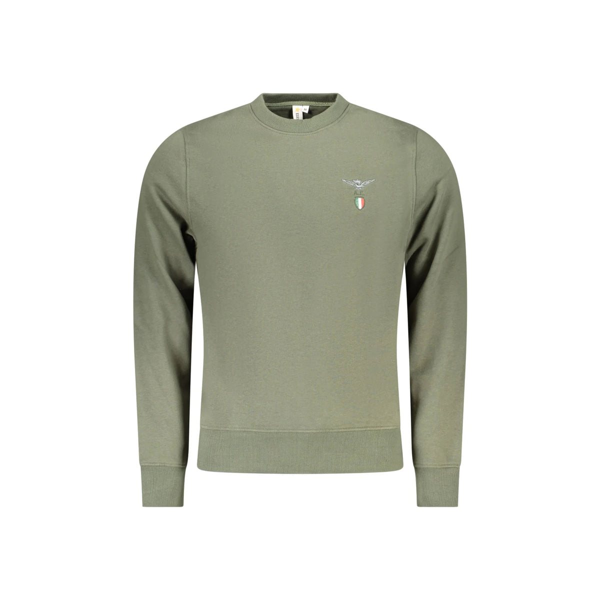 ACCADEMIA MILITARE FELPA SENZA ZIP UOMO VERDE