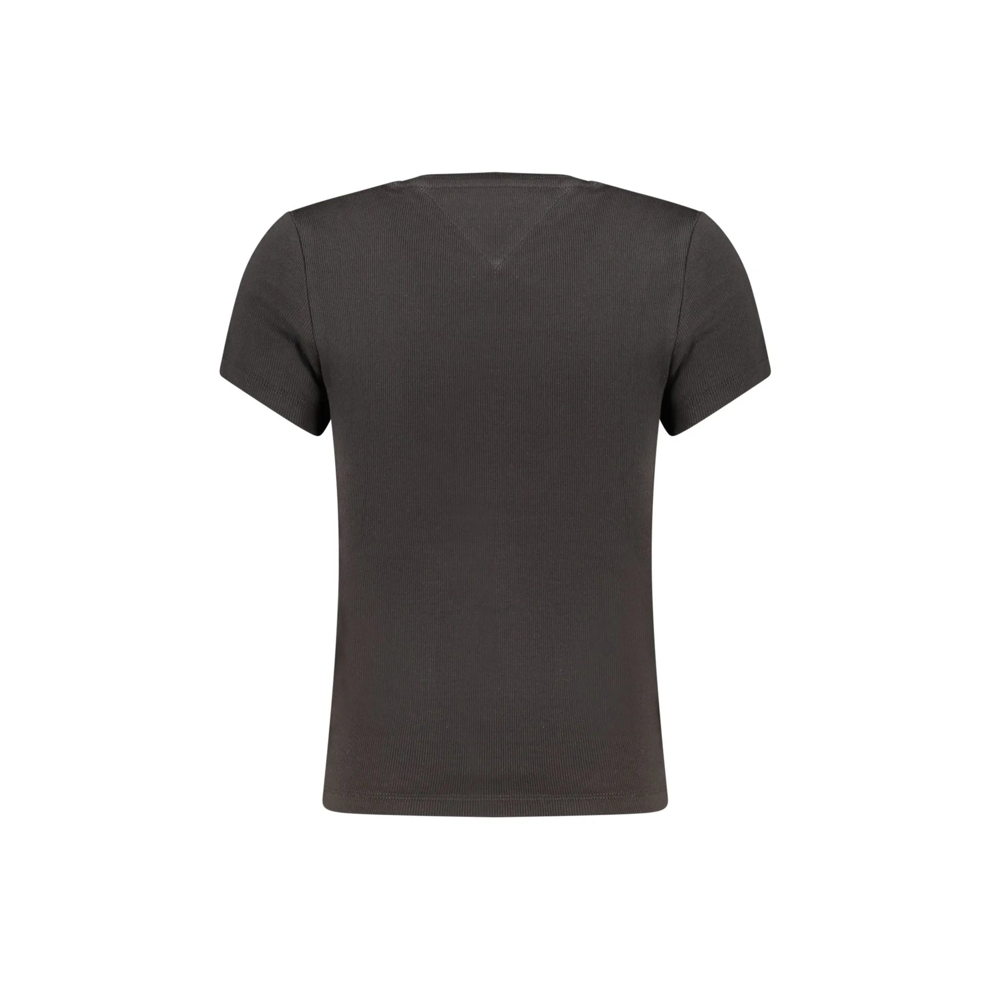 TOMMY HILFIGER T-SHIRT MANICHE CORTE DONNA NERO