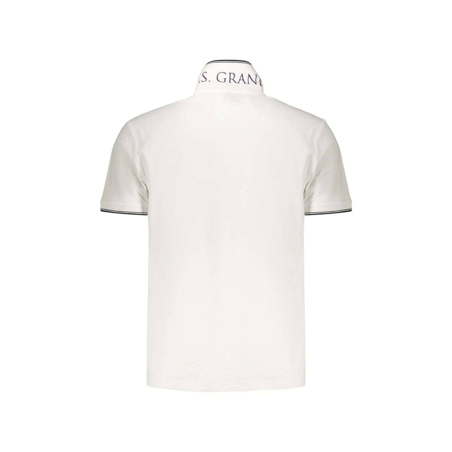 U.S. GRAND POLO MANICHE CORTE UOMO BIANCO